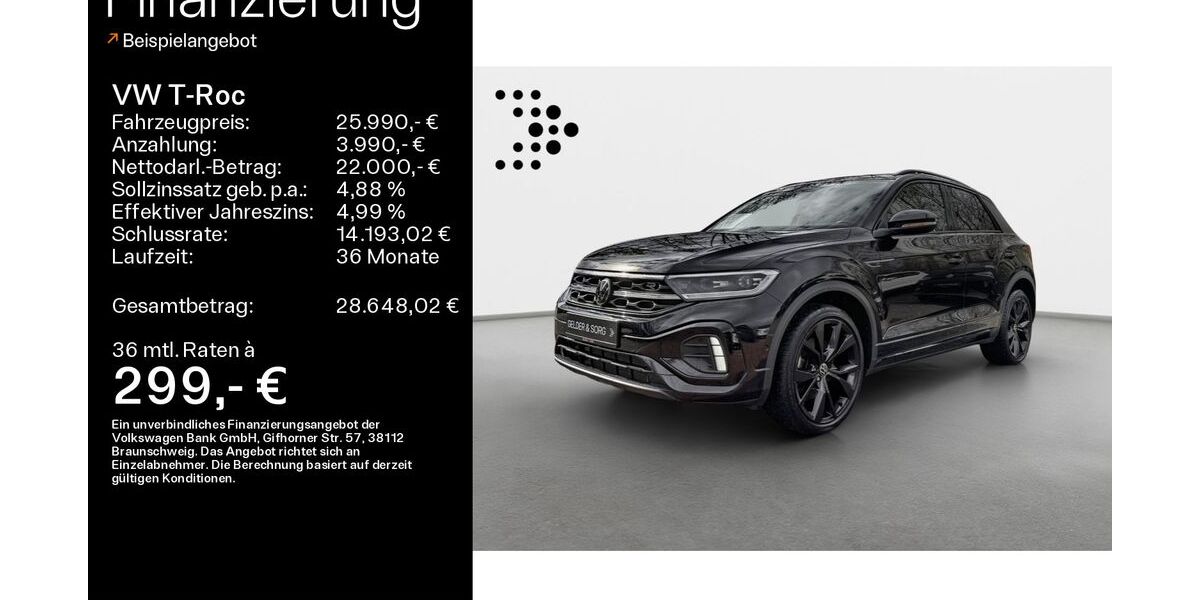 VW T-Roc 86.490 km 23.480 &euro; Sand am Main 97522