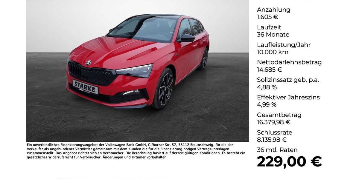 Skoda Scala 151.742 km 15.890 &euro; Georgsmarienhütte 49124
