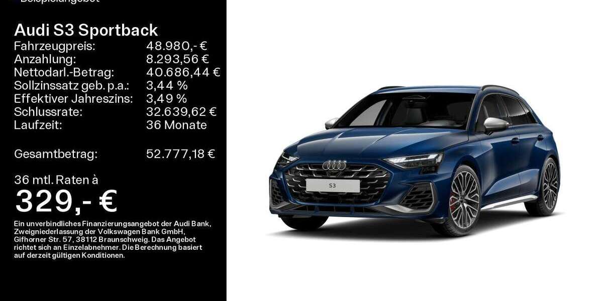 Audi S3 7.033 km 48.980 &euro; Hofheim 65719