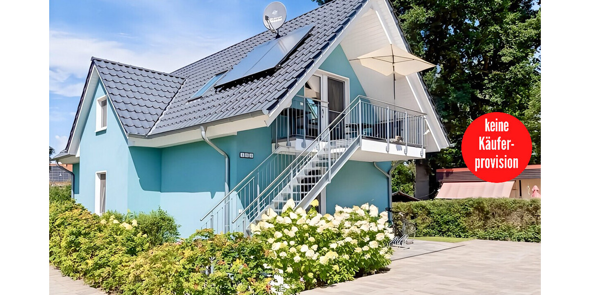 HORN IMMOBILIEN ++ tolles Ferienhaus in Röbel an der Müritz mit zwei Ferienwohnungen - Ferienhaus Röbel/Müritz Müritz | Angebot:26562018