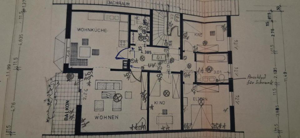 Dachgeschoßwohnung Biberach an der Riß - 4 Zimmer, 90 m&sup2;, 1.050&euro; | Angebot:25632670