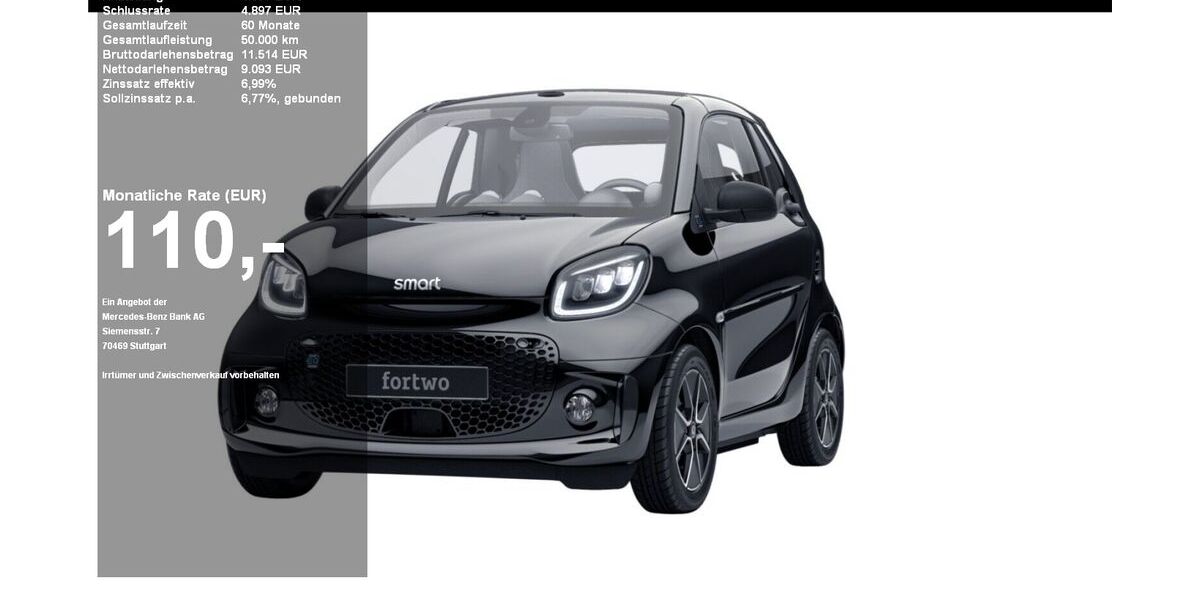 Smart ForTwo 26.387 km 13.990 &euro; Kiel 24109