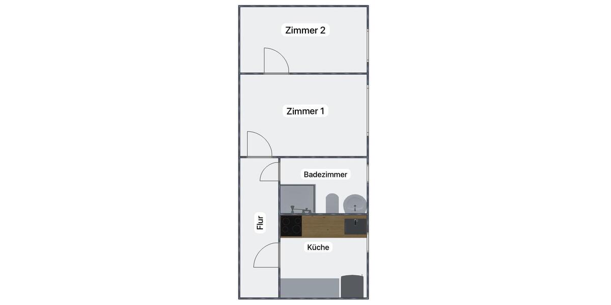 Etagenwohnung Dieburg - 2 Zimmer, 47 m&sup2;, 149.000&euro; | Angebot:25909058