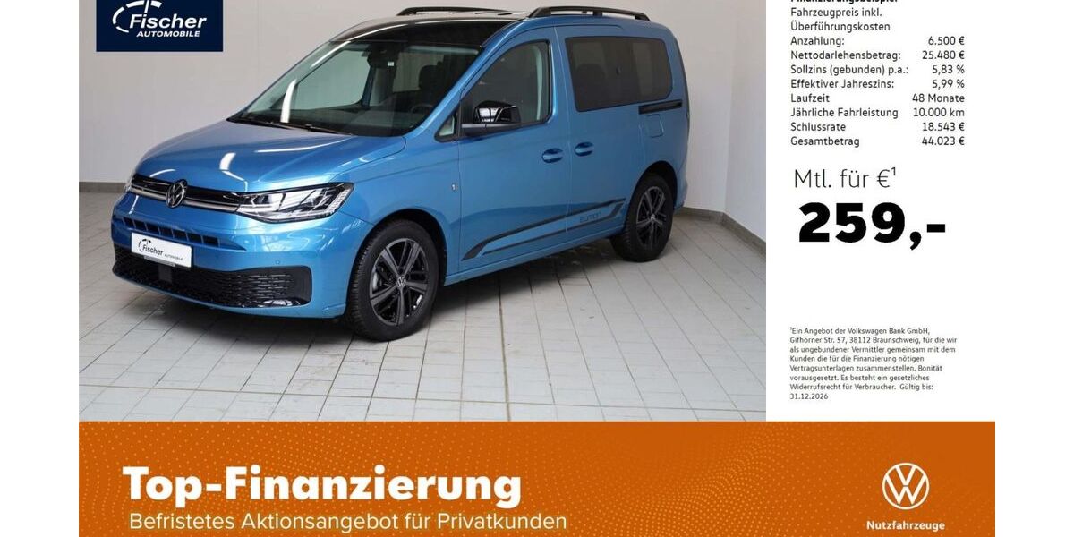 VW Caddy 8.244 km 31.980 &euro; Amberg 92224