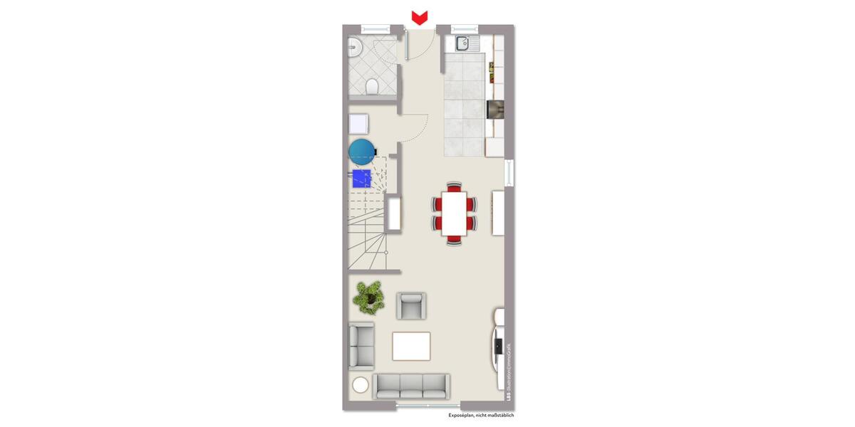 Reihenhaus Ennepetal - 4 Zimmer, 110 m&sup2;, 1.320&euro; | Angebot:24845027