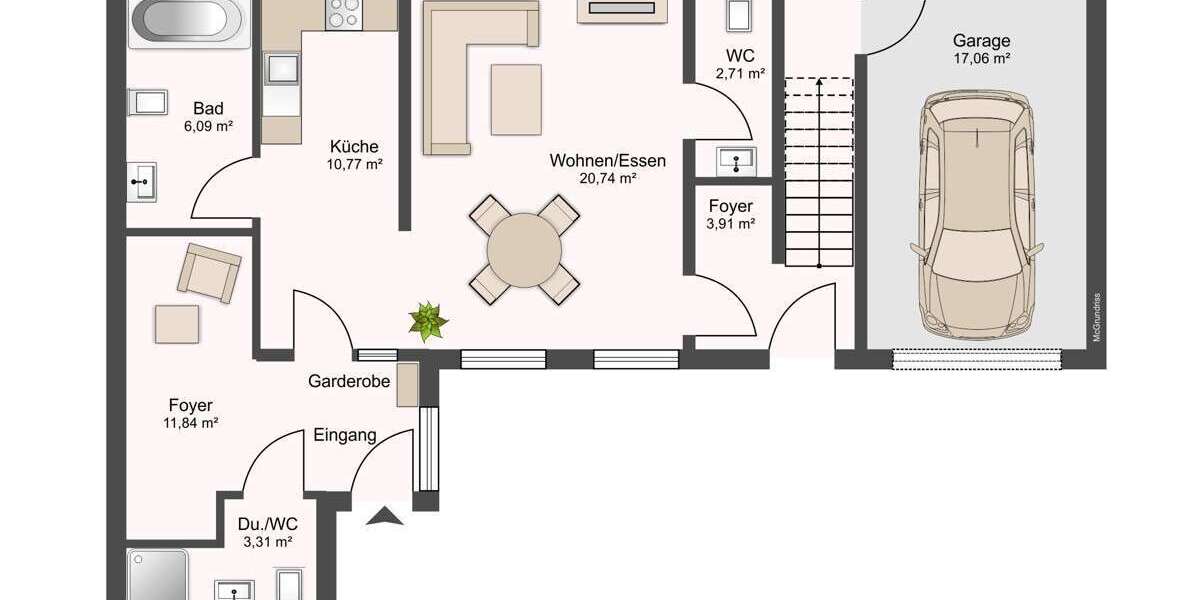 Etagenwohnung Regensburg Konradsiedlung - 5 Zimmer, 107 m&sup2;, 495.000&euro; | Angebot:26682383