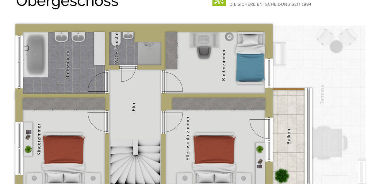 Reihenendhaus Friedrichshafen / Waggershausen Friedrichshafen - 7 Zimmer, 138 m&sup2;, 595.000&euro; | Angebot:26306189