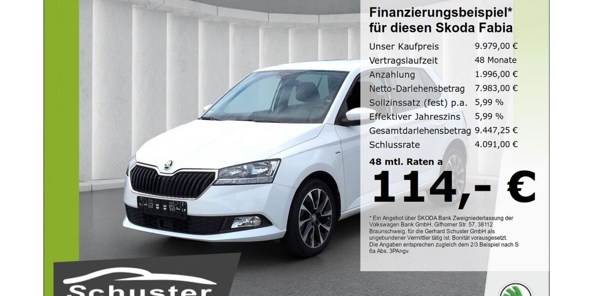 Skoda Fabia 91.402 km 9.679 &euro; Ruhstorf 94099