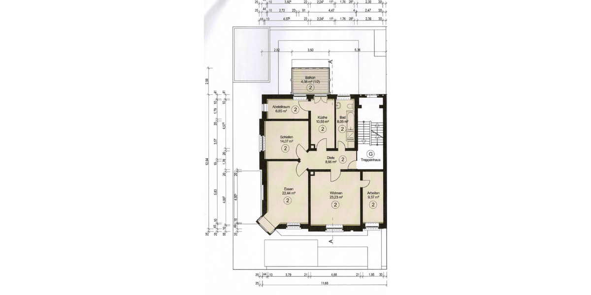 Etagenwohnung Nordrhein-Westfalen - Warburg Warburg - 3 Zimmer, 107 m&sup2;, 210.000&euro; | Angebot:26806056