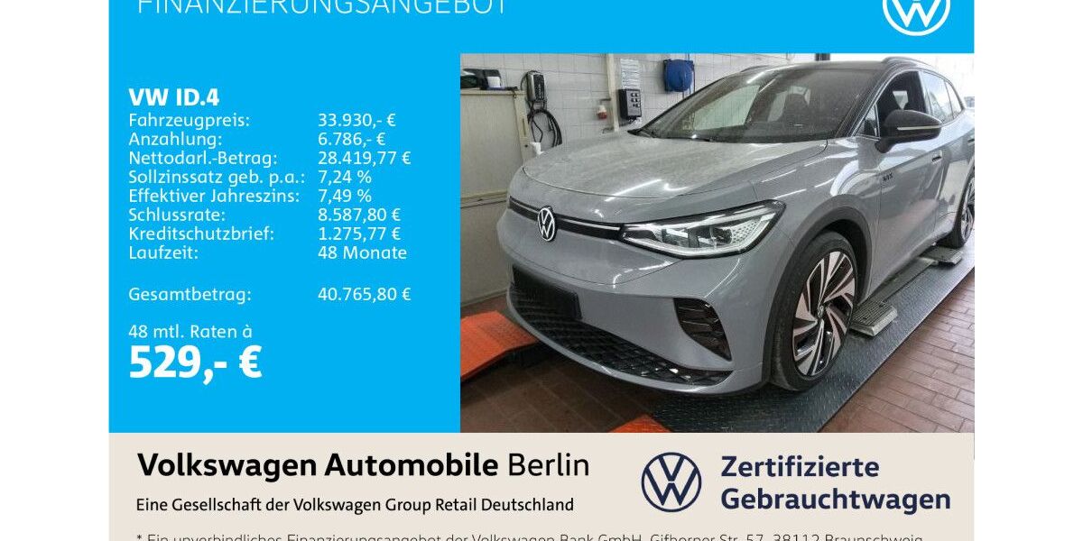 VW ID.4 69.480 km 33.930 &euro; Berlin 12681