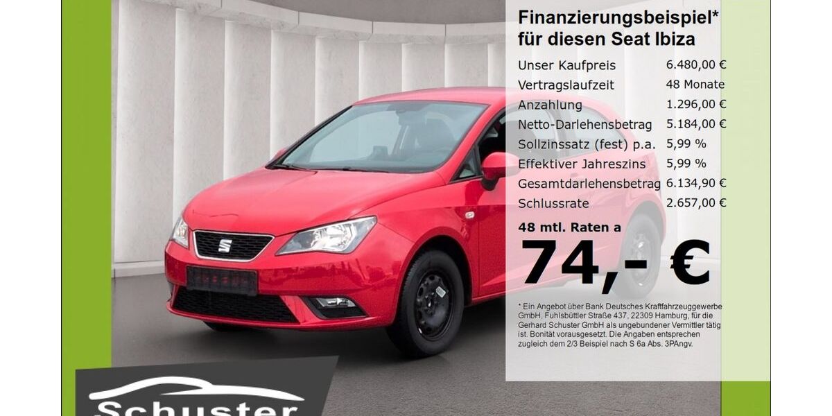Seat Ibiza 75.613 km 6.480 &euro; Ruhstorf 94099