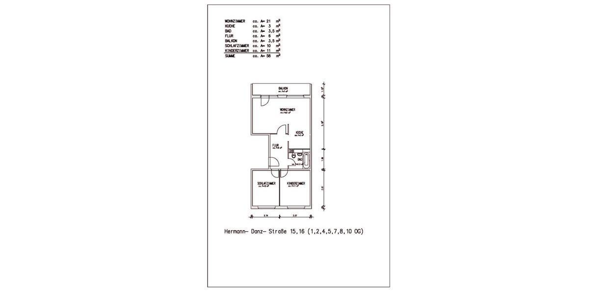 Etagenwohnung Hermsdorf - 3 Zimmer, 60 m&sup2;, 360&euro; | Angebot:26143764