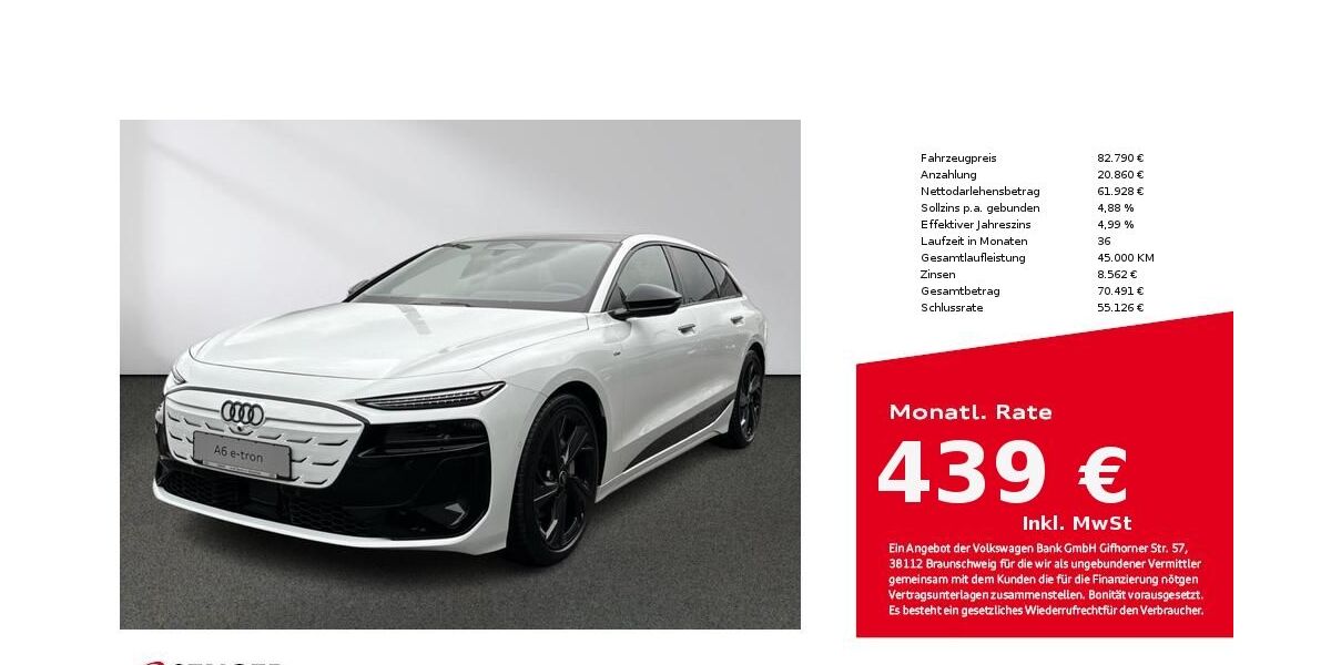 Audi A6 e-tron 3.000 km 82.790 &euro; Bielefeld 33609