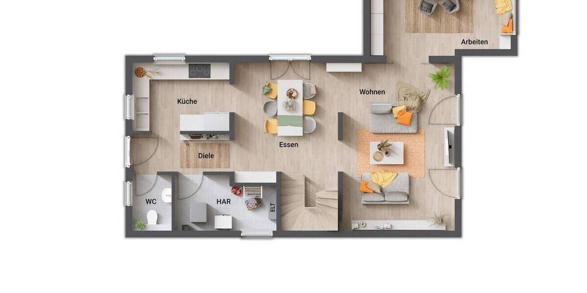Einfamilienhaus Edermünde Grifte - 4 Zimmer, 132 m&sup2;, 390.263&euro; | Angebot:25777704