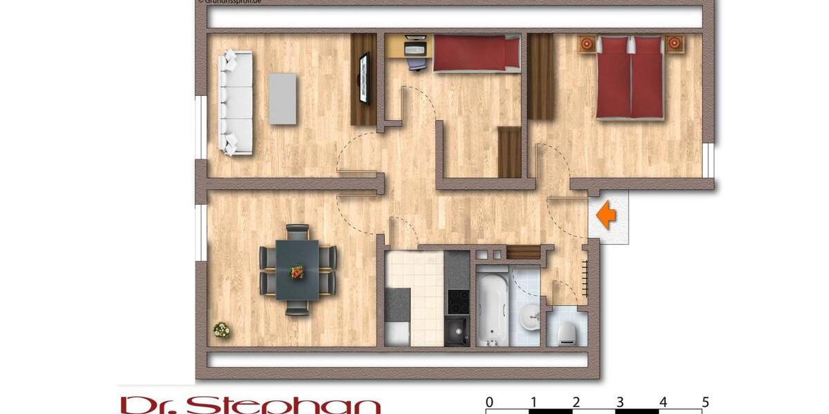 Dachgeschoßwohnung Viernheim - 3 Zimmer, 63 m&sup2;, 700&euro; | Angebot:25538256