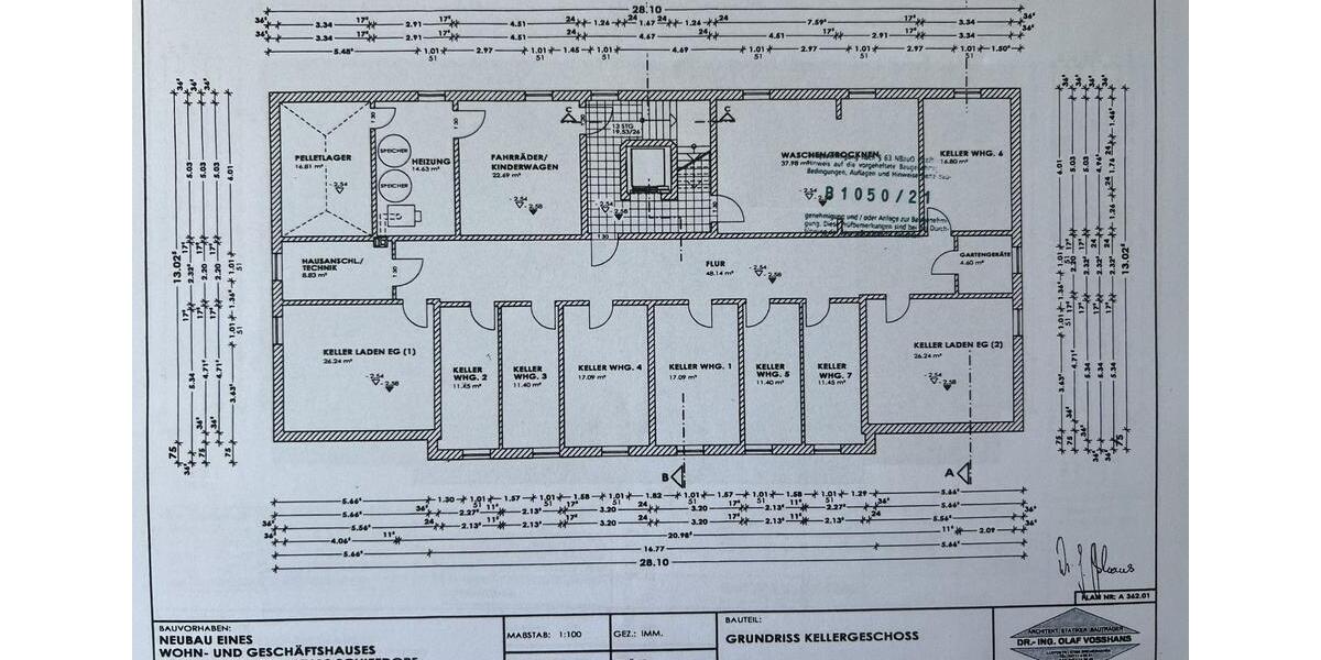 Etagenwohnung Schiffdorf - 2 Zimmer, 75 m&sup2;, 800&euro; | Angebot:25648236