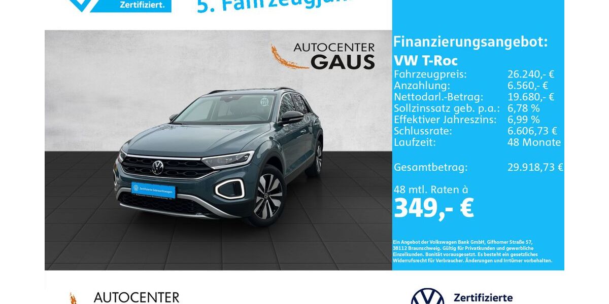 VW T-Roc 12.451 km 26.240 &euro; Bielefeld 33699