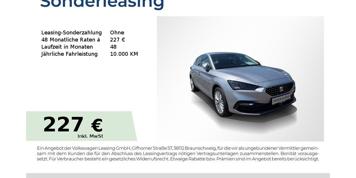 Seat Leon 37.506 km 21.940 &euro; Bernburg 06406