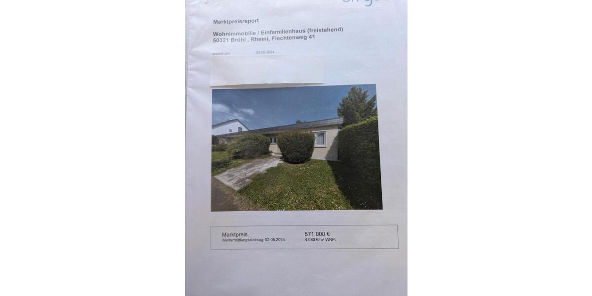 Bungalow mit großem Garten 5 zimmer