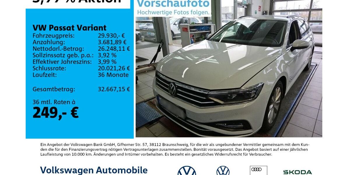 VW Passat 18.890 km 29.930 &euro; Leipzig 04178