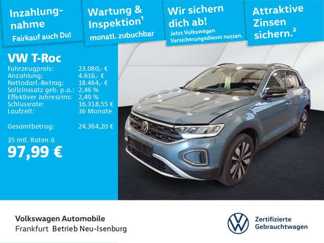 VW T-Roc 25.135 km 23.081 &euro; Neu-Isenburg 63263
