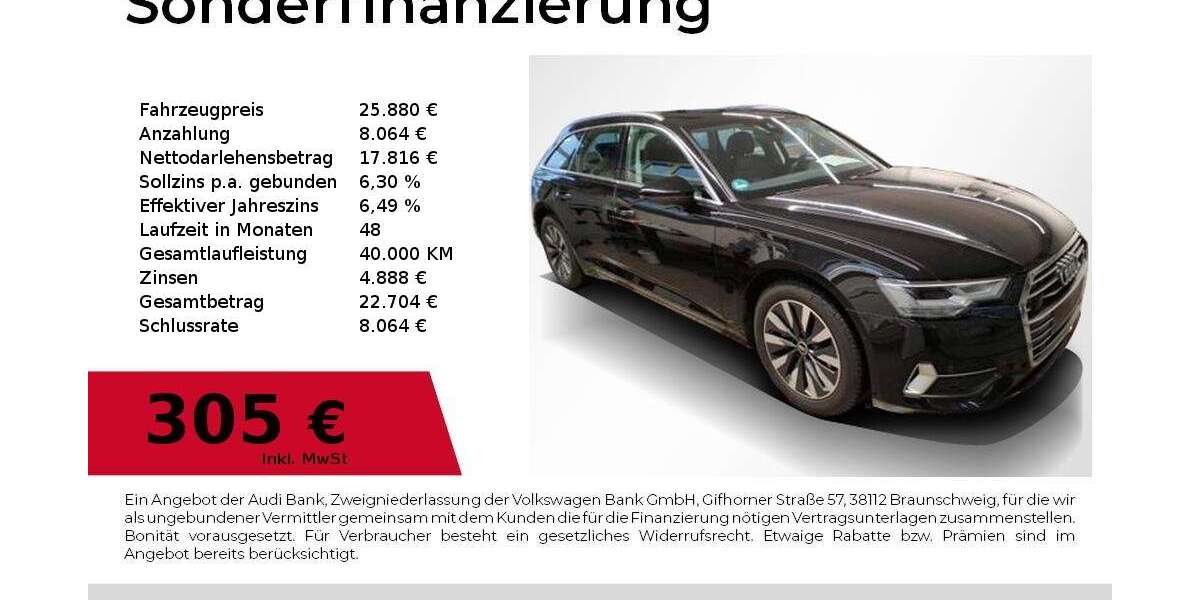 Audi A6 92.200 km 25.880 &euro; Nürnberg 90411