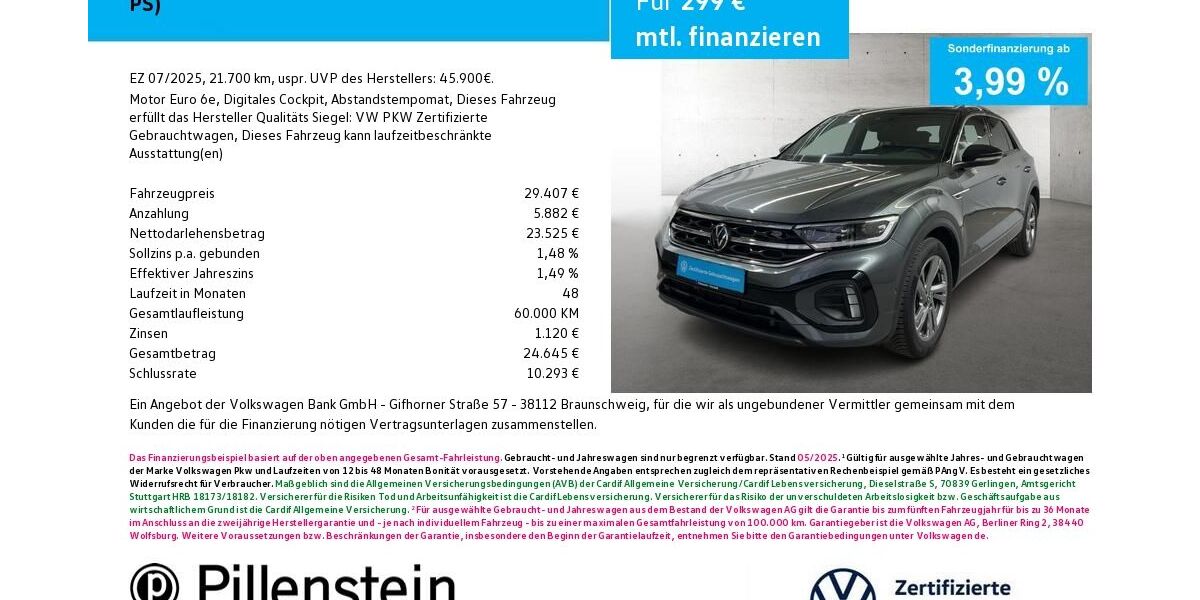 VW T-Roc 21.700 km 28.998 &euro; Neustadt/Aisch 91413