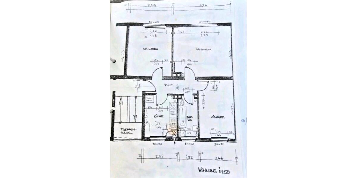 Etagenwohnung Holzminden - 3 Zimmer, 65 m&sup2;, 130.000&euro; | Angebot:26951569
