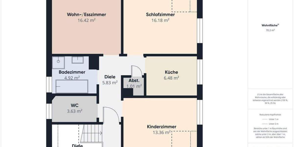 Etagenwohnung Stegaurach / Debring Debring - 3 Zimmer, 67 m&sup2;, 140.000&euro; | Angebot:25741934