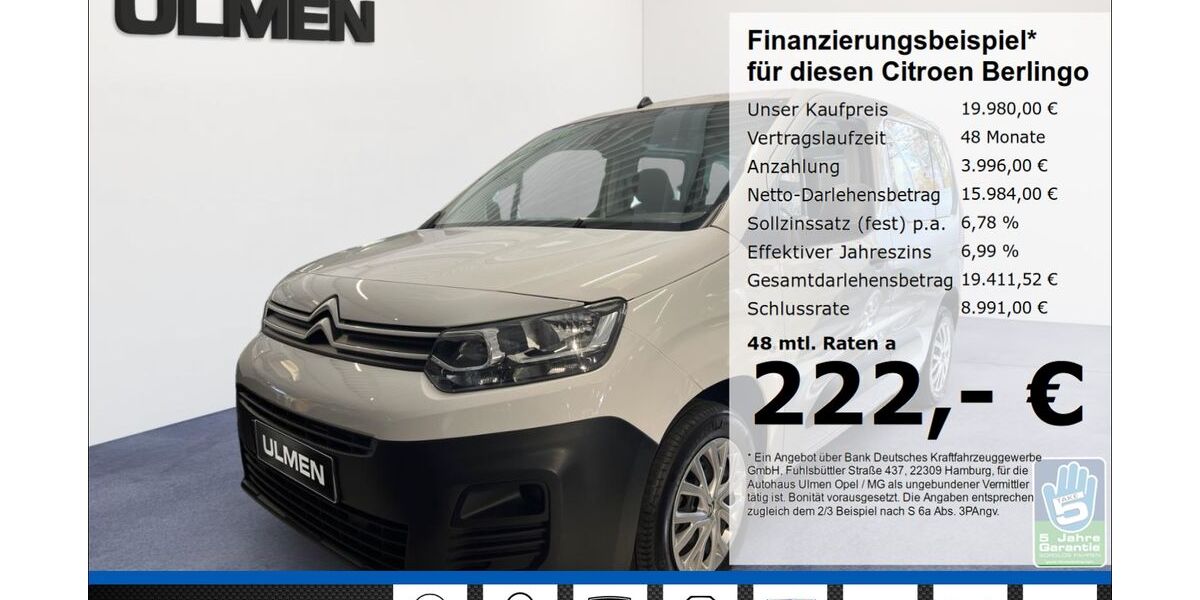 Citroen Berlingo 15.105 km 19.666 &euro; Düsseldorf 40231