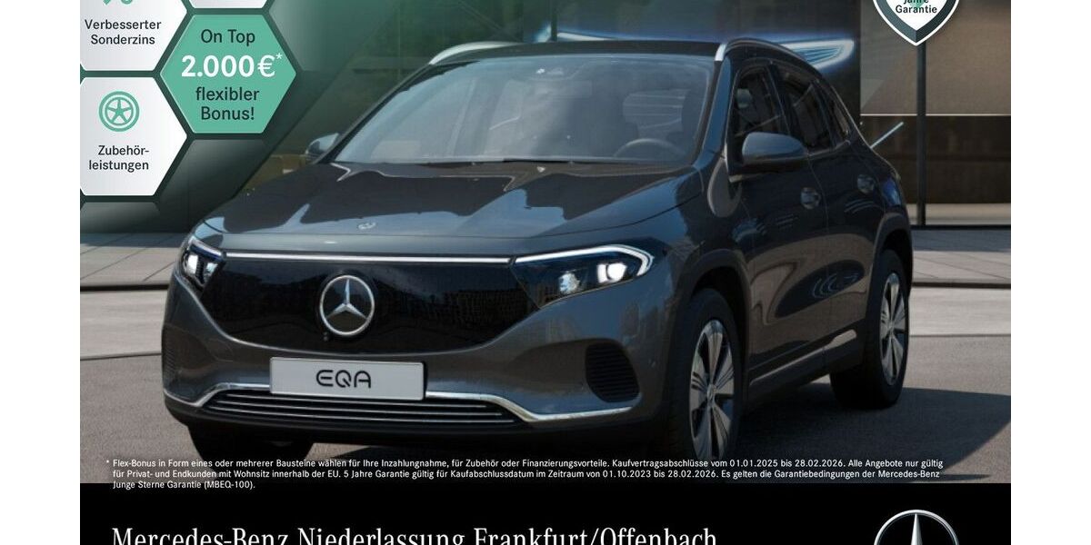 Mercedes-Benz EQA 12.098 km 33.890 &euro; Frankfurt 60599