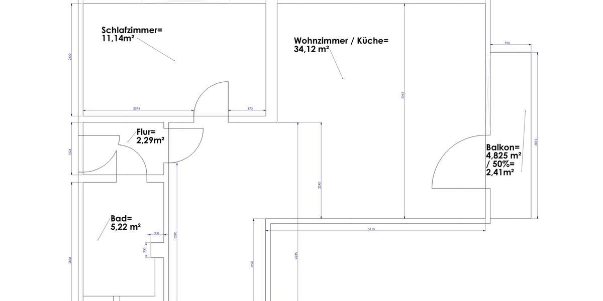 Etagenwohnung Cloppenburg - 2 Zimmer, 53 m&sup2;, 189.000&euro; | Angebot:26931657