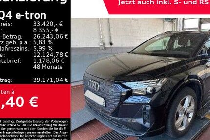 Audi Q4 e-tron 30.383 km 33.420 &euro; Freiburg 79115