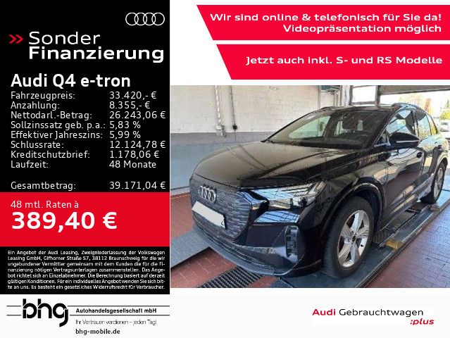 Audi Q4 e-tron 30.383 km 33.420 &euro; Freiburg 79115