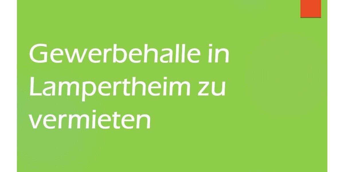 Gewerbeobjekt Lampertheim - 1.950&euro; | Angebot:25030614