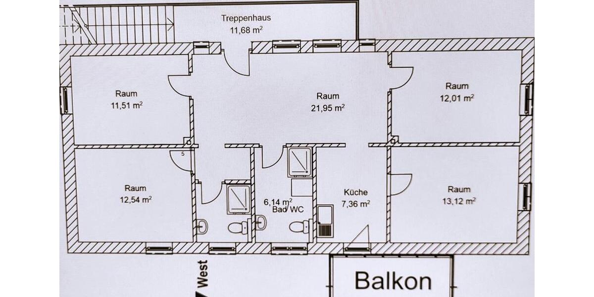 Etagenwohnung Ruhstorf an der Rott - 5 Zimmer, 92 m&sup2;, 650&euro; | Angebot:26347031