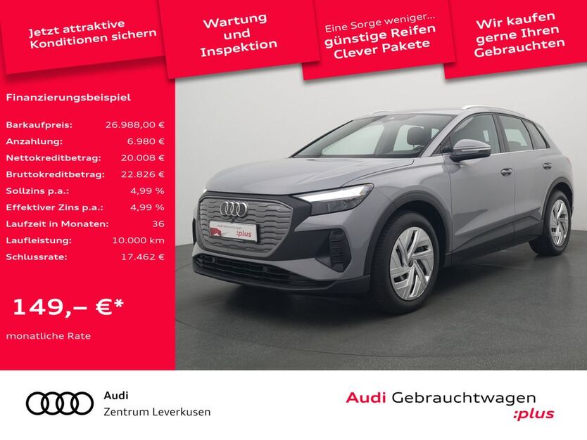 Audi Q4 e-tron 29.979 km 26.988 € Leverkusen 51373