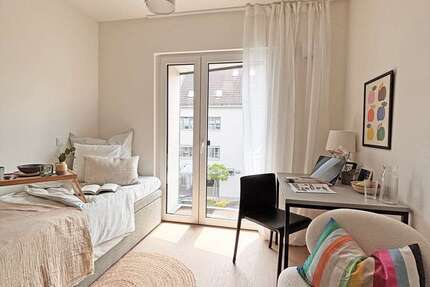Wohnung Augsburg Haunstetten-Siebenbrunn - 1 Zimmer, 18 m&sup2;, 489&euro; | Angebot:27085240