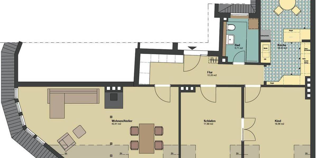 Etagenwohnung Hannover List - 3 Zimmer, 112 m&sup2;, 385.000&euro; | Angebot:26122732