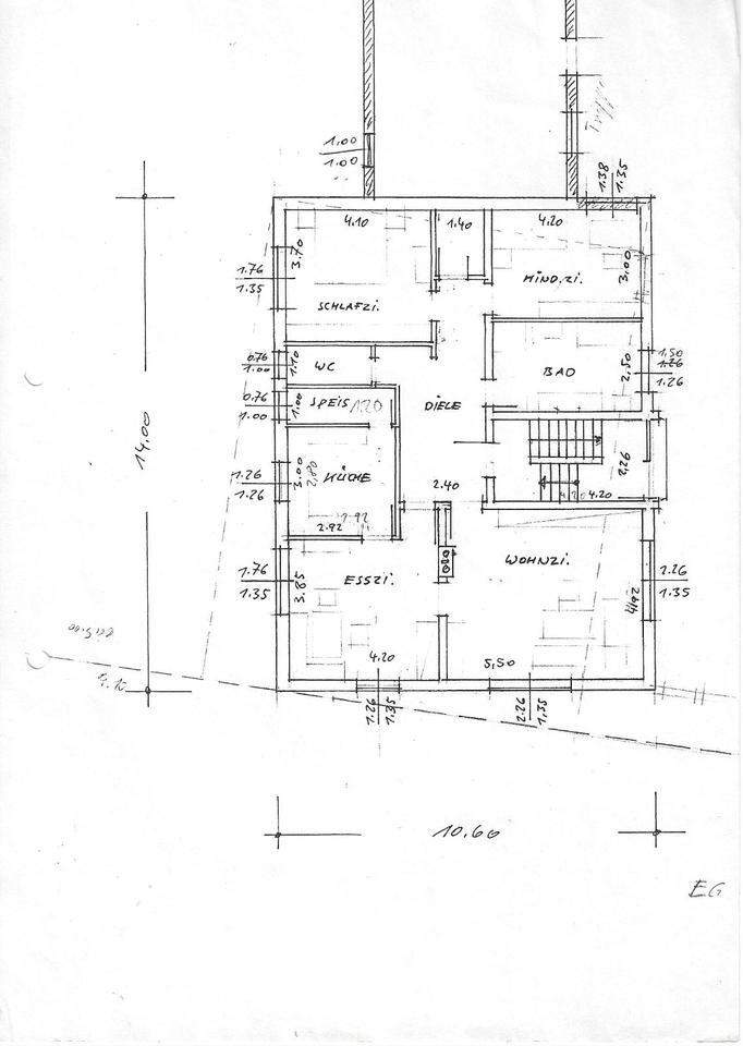 4-Zimmer-Wohnung im Erdgeschoss zimmer