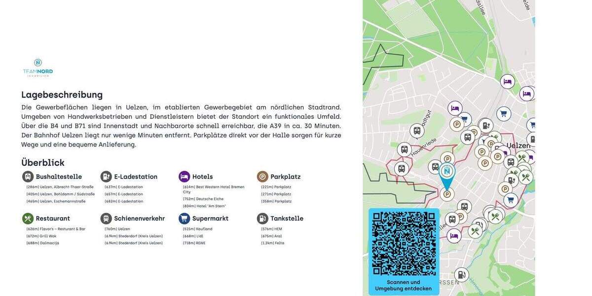 Gewerbeobjekt Uelzen - 920&euro; | Angebot:25700632