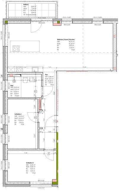 Großzügige 3-Zimmer Wohnung mit Blick ins Grüne! 3 zimmer