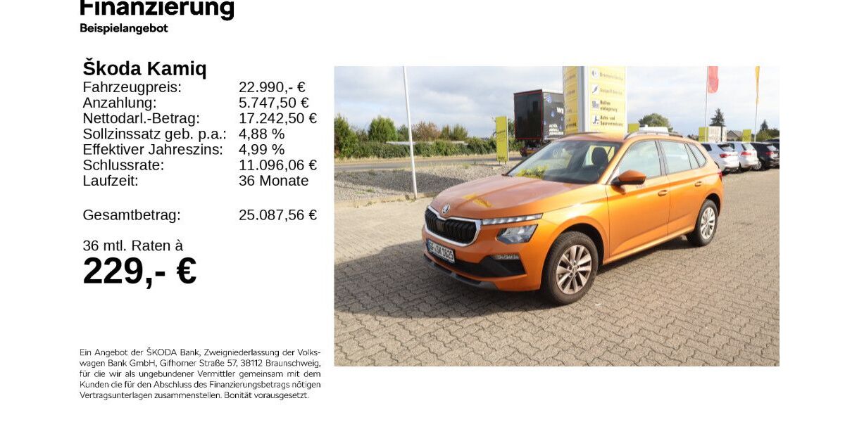 Skoda Kamiq 15.900 km 22.590 &euro; Gifhorn 38518