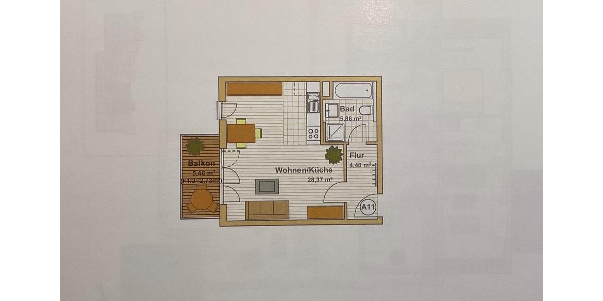 Etagenwohnung Grafing bei München - 1 Zimmer, 41 m&sup2;, 790&euro; | Angebot:26408113