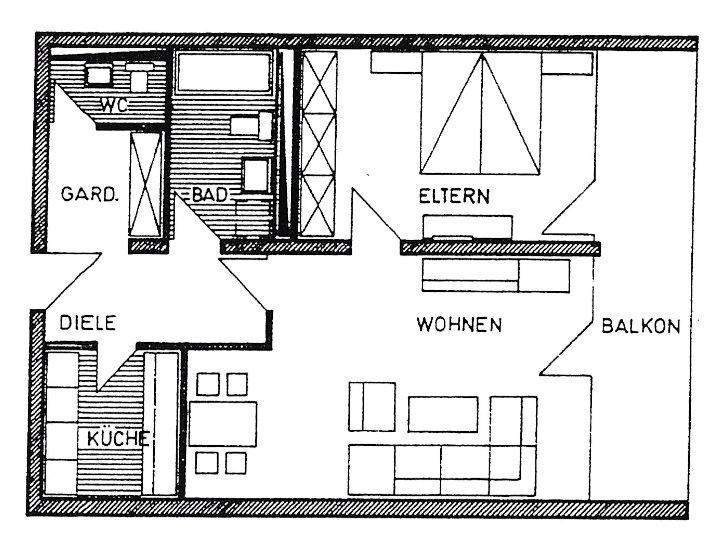 Erdgeschoßwohnung Schwebheim - 2 Zimmer, 67 m&sup2;, 235.000&euro; | Angebot:26709546