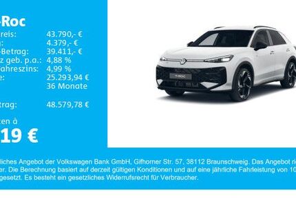 VW T-Roc 2.502 km 42.580 &euro; Gersthofen 86368