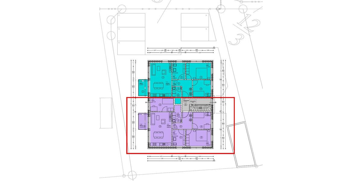 Etagenwohnung Norden - 4 Zimmer, 77 m&sup2;, 315.000&euro; | Angebot:26121553