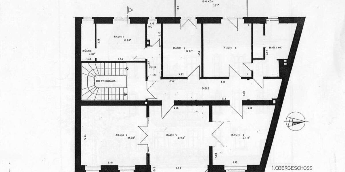 Etagenwohnung Wuppertal Elberfeld - 5 Zimmer, 164 m&sup2;, 485.000&euro; | Angebot:26656754
