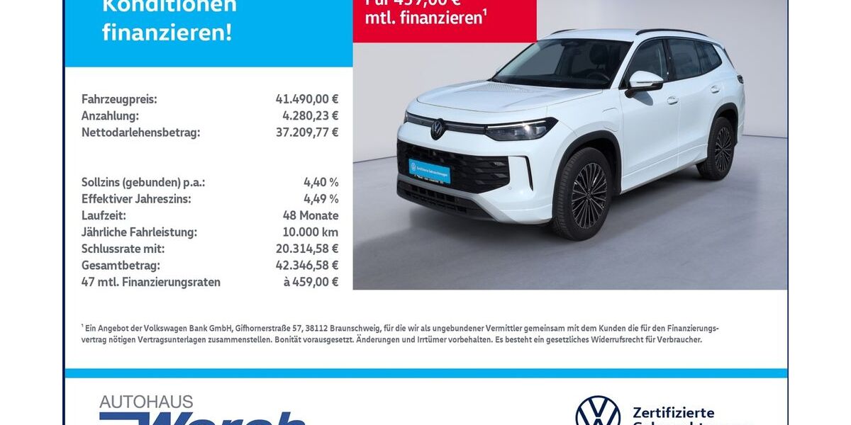 VW Tayron 25.018 km 38.849 &euro; Südharz 06536