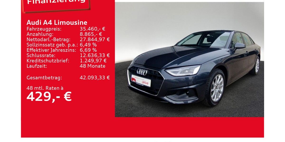 Audi A4 15.736 km 35.190 &euro; Ulm 89073